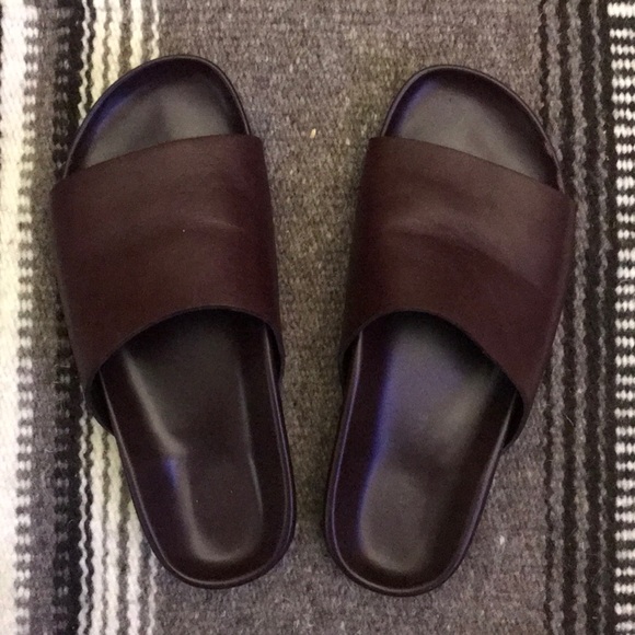 Everlane Shoes - Everlane Slide Dark Burgundy